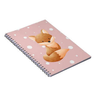 Cute Summer Baby Fox Notebook