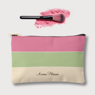 Cute Summer Beautiful Colorblock Accessory Pouch