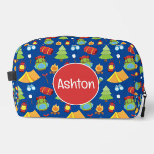 Cute Summer Camp Pattern Dopp Kit