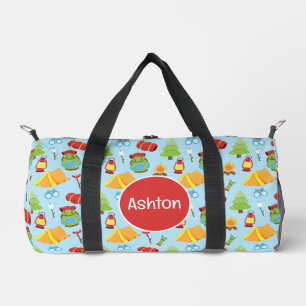 Cute Summer Camp Pattern Duffle Bag