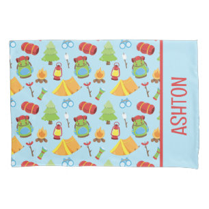 Cute Summer Camp Pattern Pillowcase