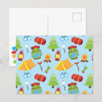 Cute Summer Camp Pattern