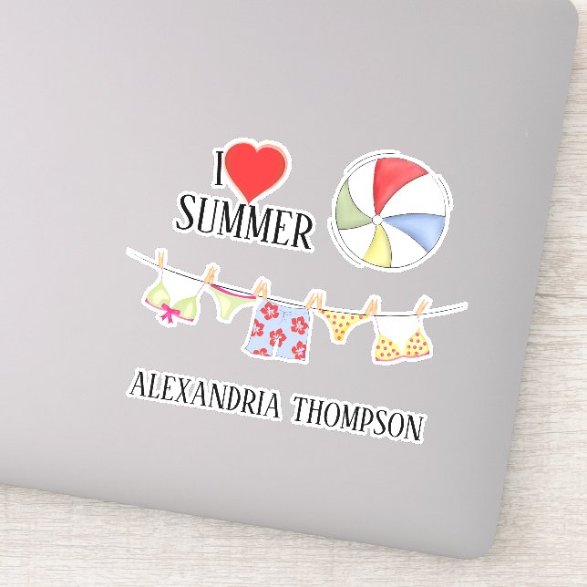 Cute Summer Custom Typography  (Detail)
