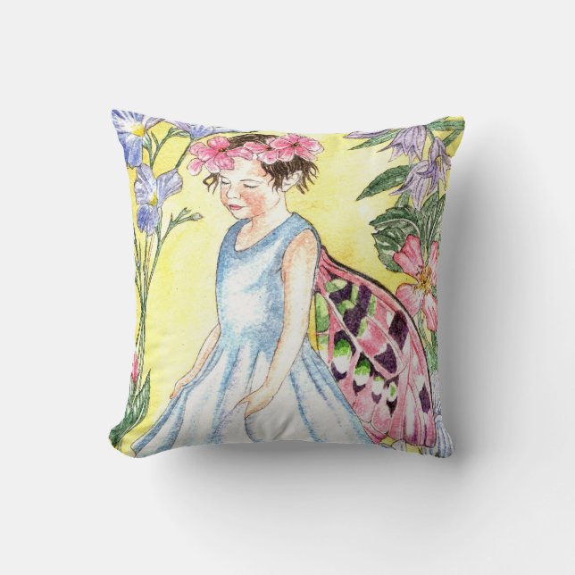 Cute Summer Fairy Cushion (Front)
