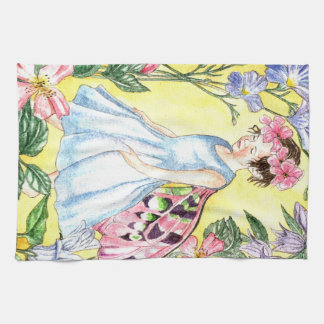 Cute Summer Fairy Kitchen Towel