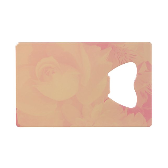 Cute Summer Flowers Bottle Opener (Back Horizontal)