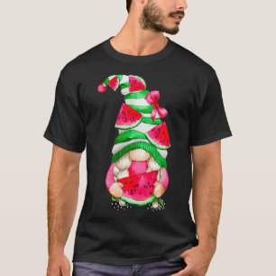 Cute Summer Gnome Girl For Xmas Matching Couple Wa T-Shirt