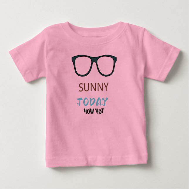 Cute  Summer Pink  Baby  Baby T-Shirt (Front)