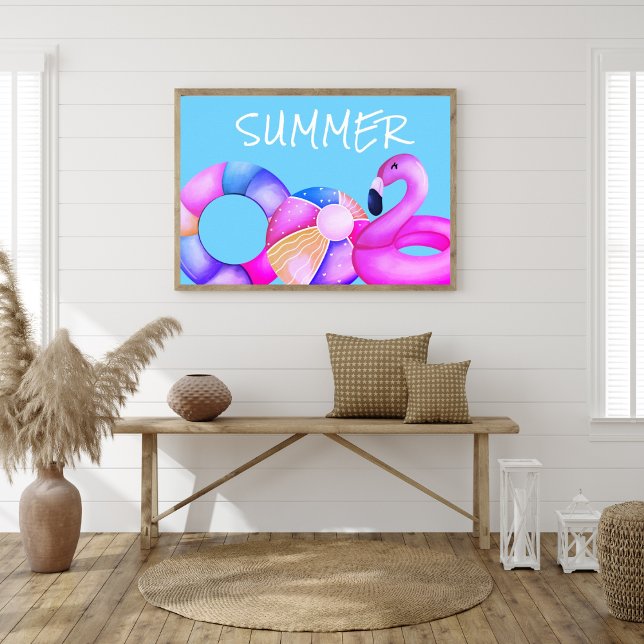 Cute Summer Pool Party  Poster (Creator Uploaded)