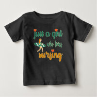 Cute summer quote Just a girl who loves surfing