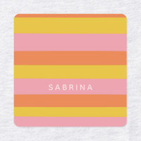 Cute Summer Stripes in Pink Yellow Orange