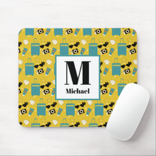 Cute Summer Vacation Elements Mousepad