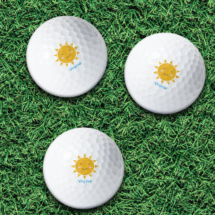 Cute Sun Golf Balls