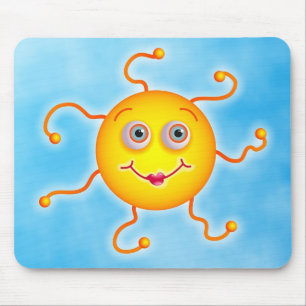 Cute Sun Mouse Pad