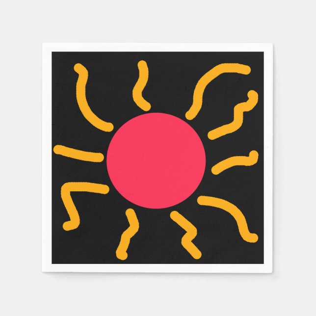 Cute sun napkin (Front)