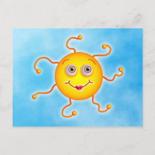 Cute Sun Postcard