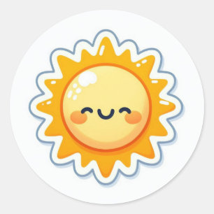 cute sun sticker