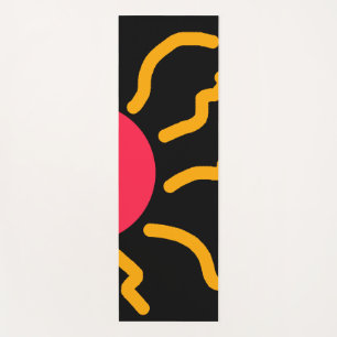 Cute sun yoga mat