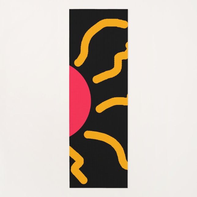 Cute sun yoga mat (Front)