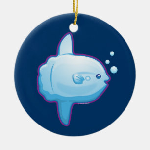 Cute Sunfish Ceramic Tree Decoration