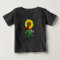 Cute Sunflower Baby (Add Name) Fine Jersey T-Shirt