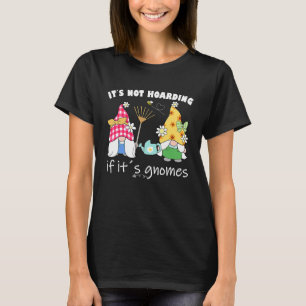 Cute Sunflower garden gnome with bees and flowers  T-Shirt