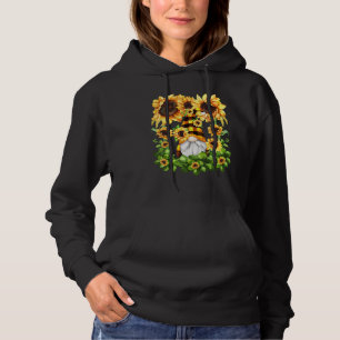 Cute Sunflower Gnome For Gardener And Cute Mum Sum Hoodie