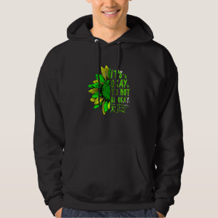Cute Sunflower Its Okay To Not Be Ok Mental Health Hoodie
