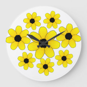cute sunflowers for beautiful home large clock
