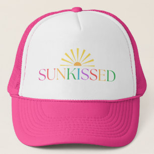 Cute SUNKISSED trucker hat