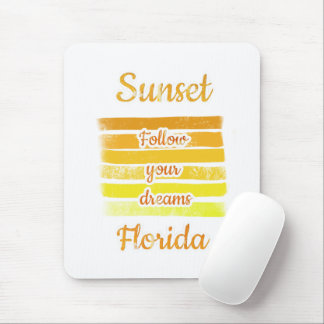 Cute Sunset in Florida   Mouse Pad