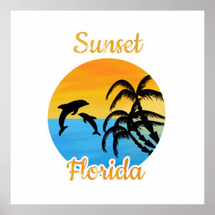 Cute Sunset in Florida  Poster
