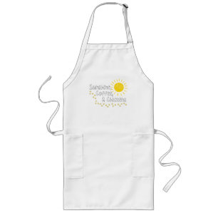 Cute Sunshine, Coffee and Chickens Apron