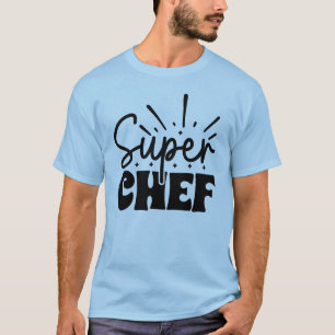 Cute super chef word art  T-Shirt