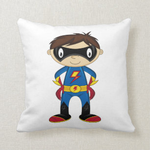 Cute Superhero Boy Cushion