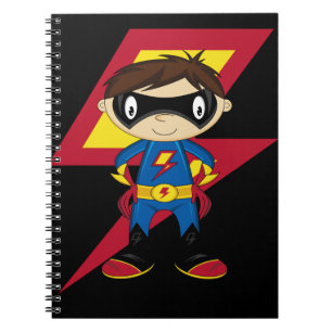 Cute Superhero Boy Notebook