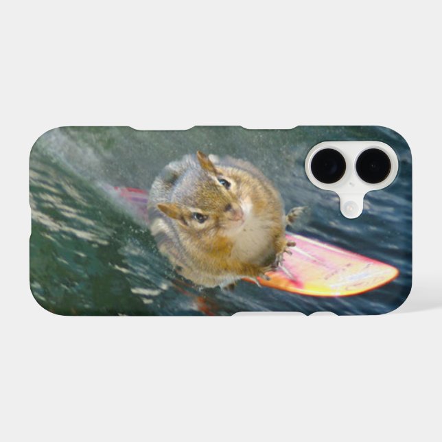 Cute Surfing Chipmunk (Back (Horizontal))