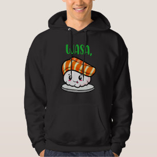 Cute Sushi Couple Apparel Funny Wasa Bae Hoodie