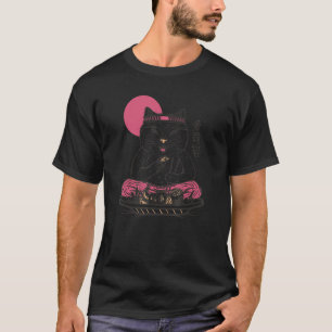 Cute Sushi Eating Cat  Animal Japan Food Pet 2 T-Shirt