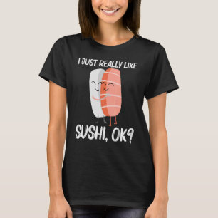 Cute Sushi For Men Women Japanese Cuisine Food T-Shirt