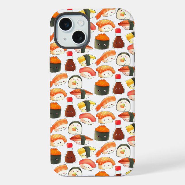 Cute Sushi iPhone Case (Back)