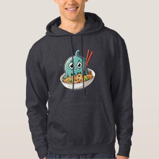 Cute Sushi Monster Kawaii Cartoon Food Lover Hoodie