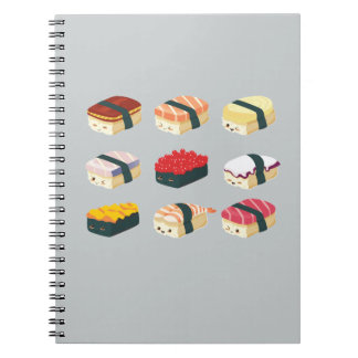 Cute Sushi Notebook