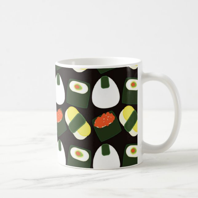 Cute Sushi Pattern Coffee Mug (Right)