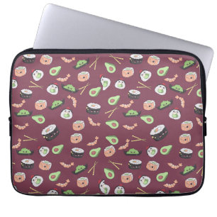 Cute Sushi pattern      Laptop Sleeve