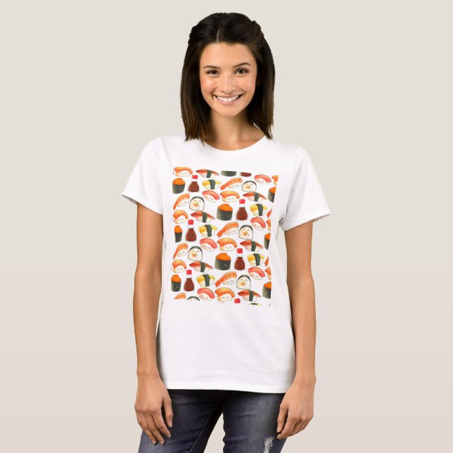 Cute Sushi T-Shirt (Front Full)
