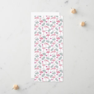 Cute Swan Birds Repeated Pattern Announcement