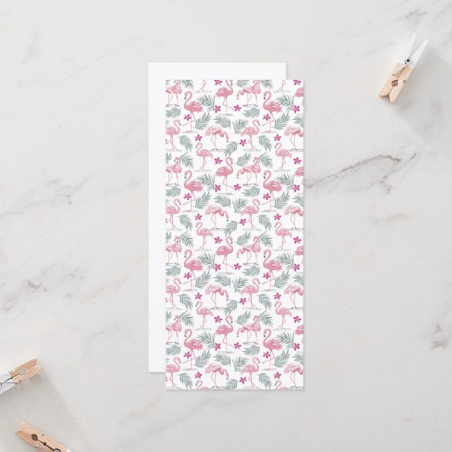 Cute Swan Birds Repeated Pattern Card (Front/Back In Situ)