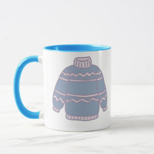 Cute sweater personalised  mug