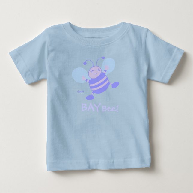 Cute Sweet Baby Bee Unisex Clothing T-Shirt (Front)